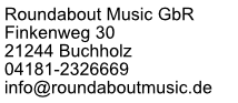 Roundabout Music Kontaktdaten